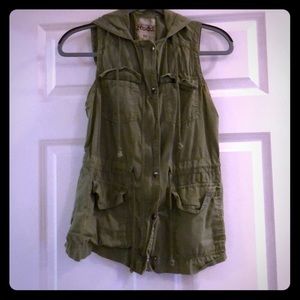 Green Army Vest